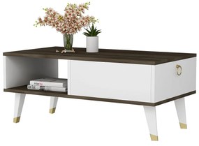 Măsuță de cafea Papina (Nuc + alb) . 1093214