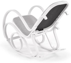 Fotoliu tip balansoar Max Bis Plus alb H95 cm