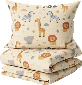 Lenjerie de pat din bumbac Renforce pentru copii ANIMORA colorata Dimensiune lenjerie de pat: 70 x 90 cm | 140 x 200 cm