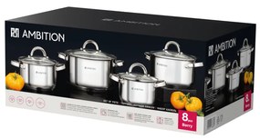 Set oale inox, 8 piese, Berry