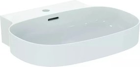 Lavoar suspendat Ideal Standard Atelier Linda-X 60 cm alb lucios cu orificiu baterie si preaplin