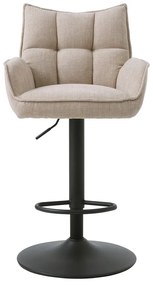 Scaune de bar crem cu înălțime ajustabilă 2 buc. Marilla – Unique Furniture