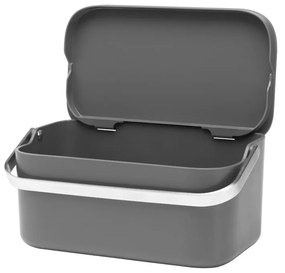 Recipient pentru deșeuri compostabile gri închis 1,8 l SinkSide – Brabantia