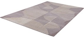 Covor gri din lână 100x180 cm Shades – Agnella