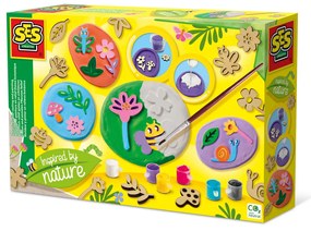 Set creativ mulaj si pictura - Relief botanic inspirat din natură