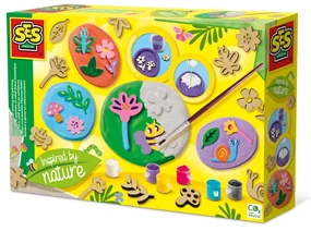 Set creativ mulaj si pictura - Relief botanic inspirat din natură