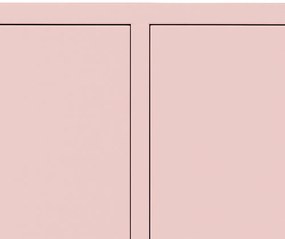 Boxie 2 uși dulap de perete 80x80x37 cm roz