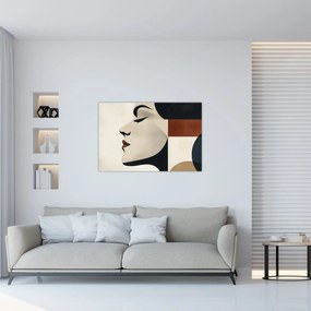 Tablou - Femeie din profil (90x60 cm)