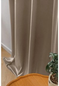 Draperie opaca VELVET maro deschis 140x250 cm Agatat: Rejansa