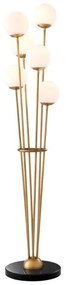 Lampadar design LUX cu 6 surse de lumina Tortora, alama antic 112759 HZ