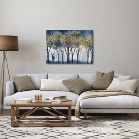 Tablou cerbul în pădure (70x50 cm)