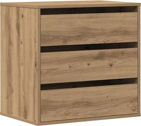 vidaXL Dulap colț sertare stejar artizanal 60x41x58 cm lemn prelucrat