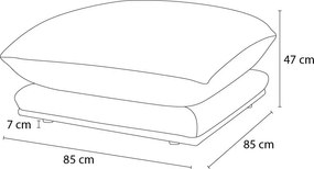 Taburet gri deschis Ernest – Bobochic Paris