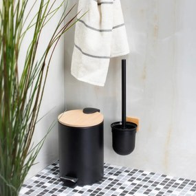 Cos de gunoi cu pedala 3L, negru, Scandic