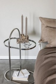 Măsuță auxiliară din oțel inoxidabil 34,5x51 cm Moves – Mette Ditmer Denmark