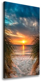 Tablou pe pânză canvas Apus de soare pe mare