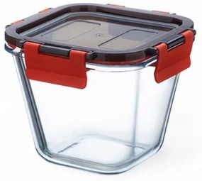 Simax 7616/L recipient din sticlă cu capac cuclic-clac, 0,9 l