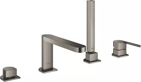 Baterie cada - dus Grohe Plus 4 elemente antracit periat Hard Graphite