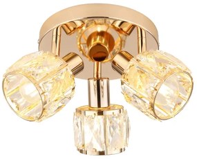 Spot DUBAI 3xE14/40W/230V d. 36 cm roz-auriu