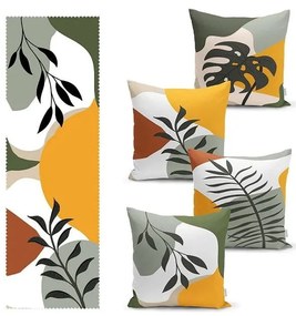 Set fețe de pernă și napron 5 buc. – Mila Home