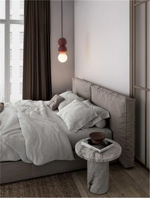 Pendul design decorativ ZERO rosu/opal