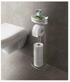 Suport pentru hârtia igienică Metaltex, înălțime 73 cm