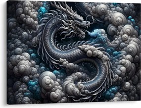 Tablou – Dragon în fum (70x50 cm)
