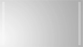 vidaXL Oglindă de baie cu LED, 40x70 cm