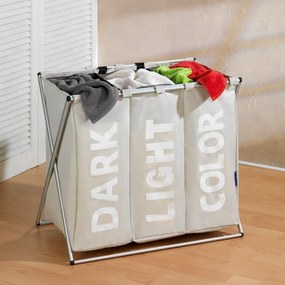 Coş de rufe Wenko Trio, 130 l, bej