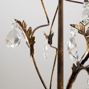 Lustră pe lanț TERESA 3xE14/6W/230V bronz ONLI