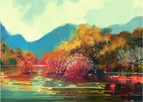 Tablou - Culorile toamnei (70x50 cm)