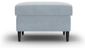 Taburet albastru deschis cu tapițerie din catifea Kyoto – Cosmopolitan Design