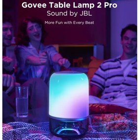 Govee - Lampă de masă LED RGBW reglabilă cu difuzor, 36W/12V, Wi‑Fi