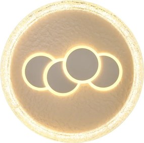 Globo 48476-40R - Plafonieră LORAINE LED/40W/230V, diam. 49,5 cm, auriu