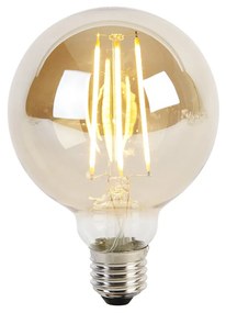 Lampă LED E27 reglabilă în 3 trepte G95 sticlă fum 5W 380 lm 2200K