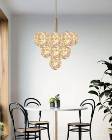 Lustra cu Led Lissa, 13 globuri, gold