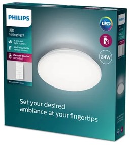 Plafonieră LED dimabilă WINCEL LED/24W/230V 2700-6500K Philips + telecomandă