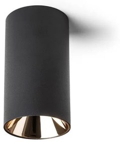 Lampa CANTO de tavan fara inel decorativ negru 230V LED GU10 8W