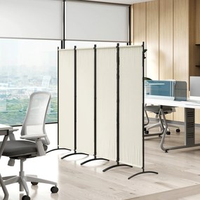 Outsunny Paravan Pliabil de Divizare Camera din 4 Panouri