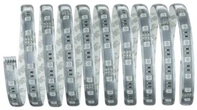 Bandă dimabilă LED RGB/40W MAXLED 3m 230V Paulmann 70673 + telecomandă