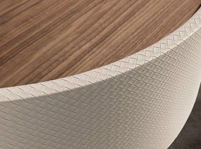 Masuta de cafea design LUX Walnut-Bej