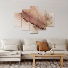 Tablou - Sclipici auriu (150x105 cm)