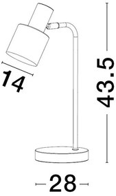 Veioza/Lampa de masa design modern minimalist PAZ