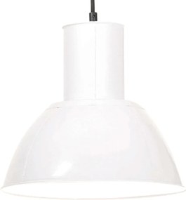 vidaXL Lampă suspendată, 25 W, alb, rotund, 28,5 cm, E27
