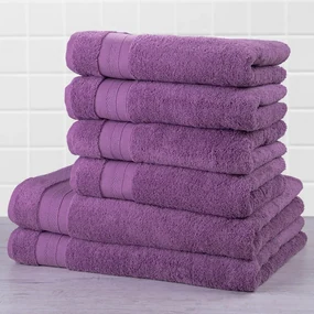 Set prosoape frotir MEXICO violet, 6 buc