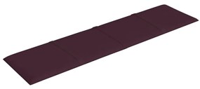 Panouri de perete, 12 buc., violet, 60x15 cm, textil, 1,08 m   12, Violet, 60 x 15 cm