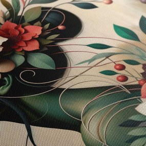 Tablou muză florală