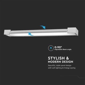 Aplică LED pentru oglindă de baie LED/18W/230V 4000K IP44 alb