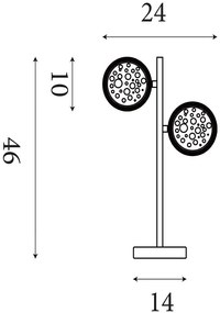 Veioza/Lampa de masa decorativa LED Quartz