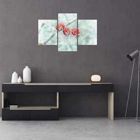 Tablou cu măcieșe înghețate (90x60 cm)